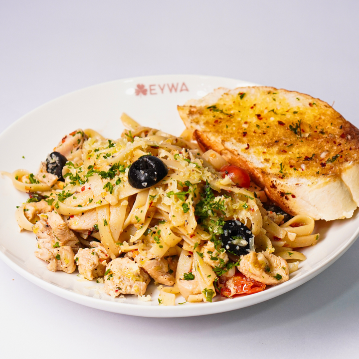 ZESTY GARLIC PEPPER LINGUINE PASTA - VEG